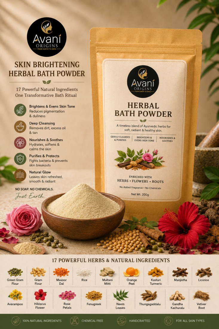 17-herb Ayurvedic bath powder